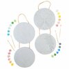 Art 101 Paintable Circle Hanging Canvas Wall Art 2-Piece Set 23306MB